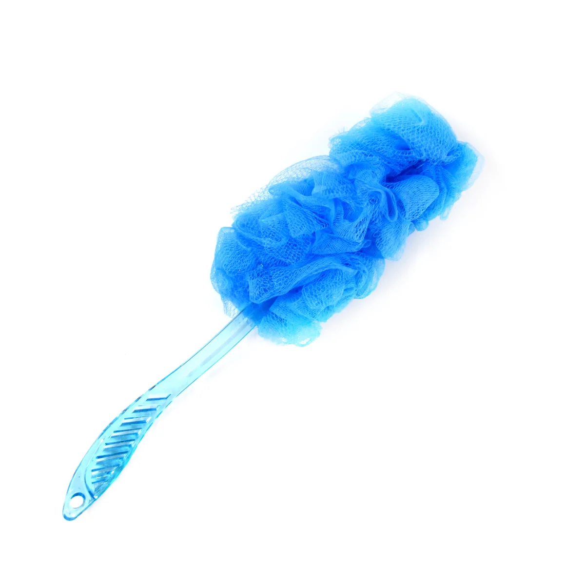 Long Handle Body Back Scrubber Shower Bath Loofah Pouf Exfoliating Wash Cloth