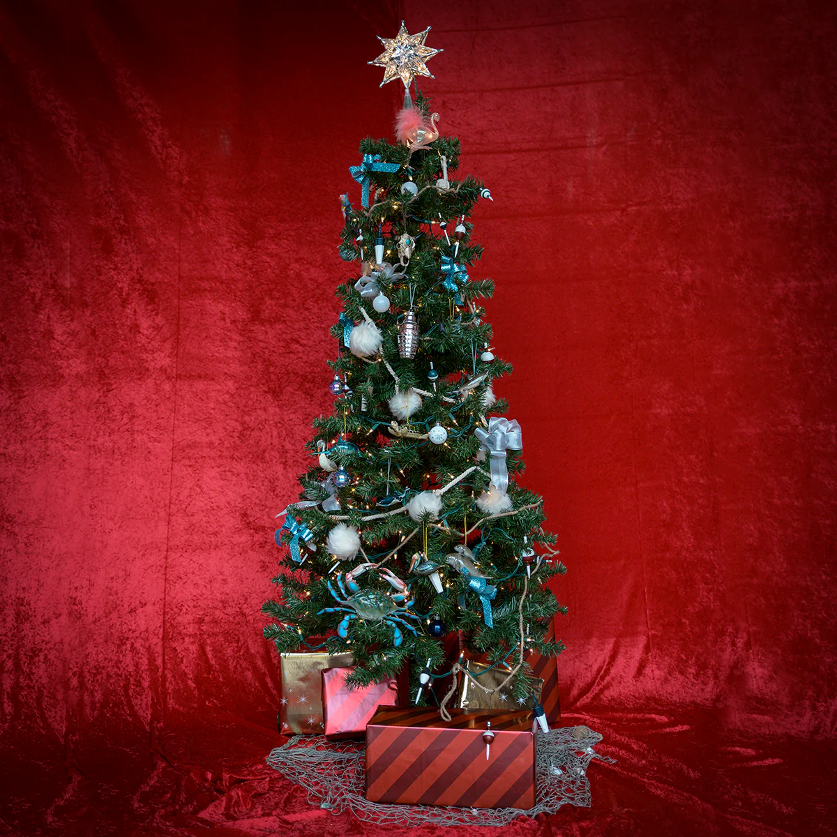 Manatee Mom Baby Christmas Tree Ornament Holiday Gift Nautical Hang Xmas Decor - Image 4