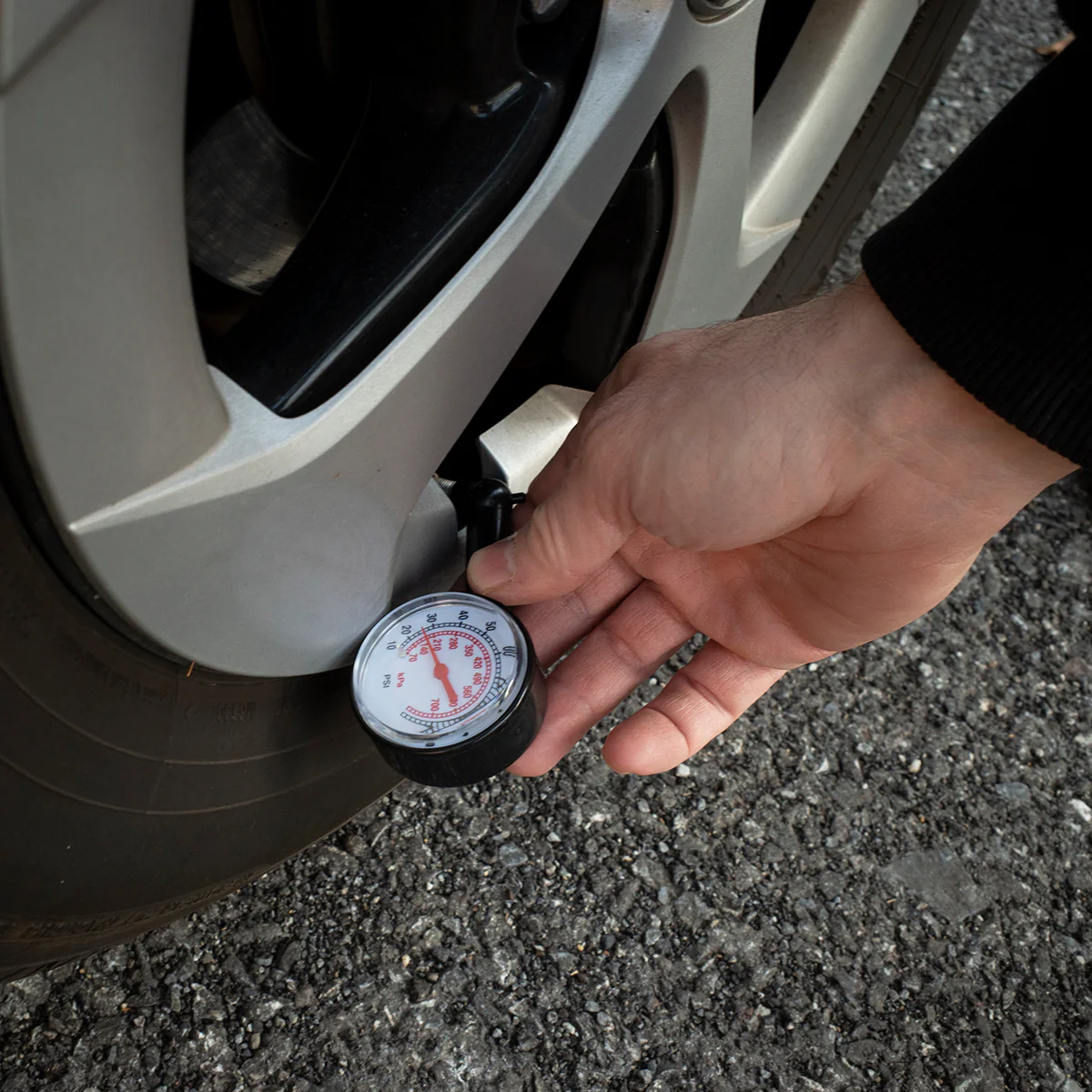 Manual Dial 0-100 PSI kPa Car Vehicle Wheel Tire Air Pressure Gauge Auto Tool - Image 4