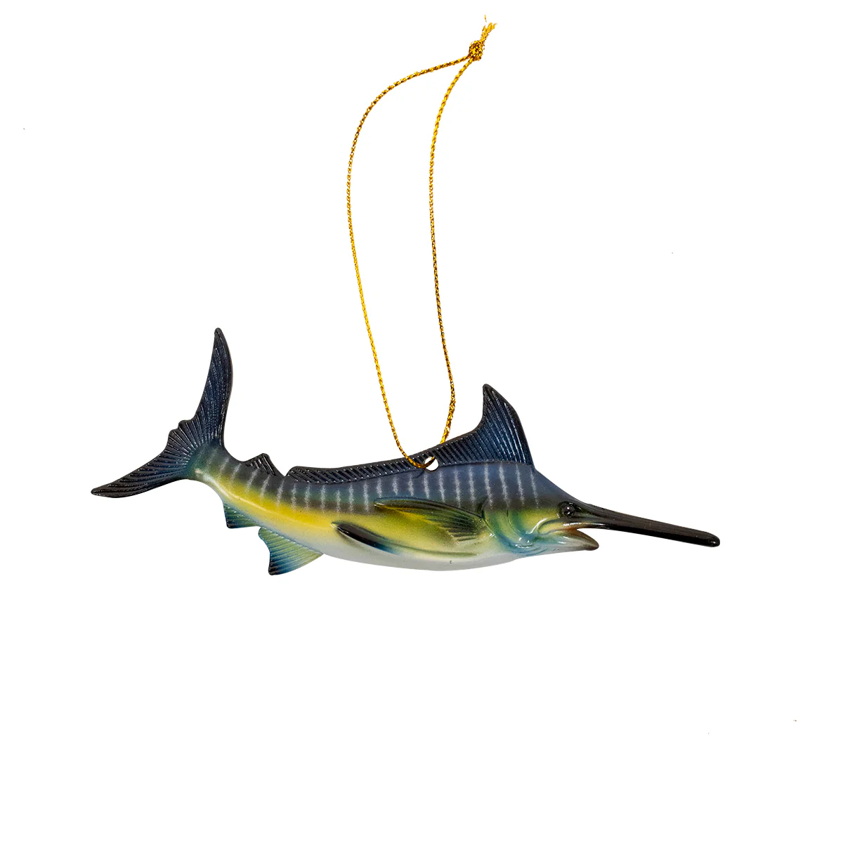 Marlin Fish Christmas Tree Ornament Xmas Gift Top Swordfish Ocean Holiday Decor