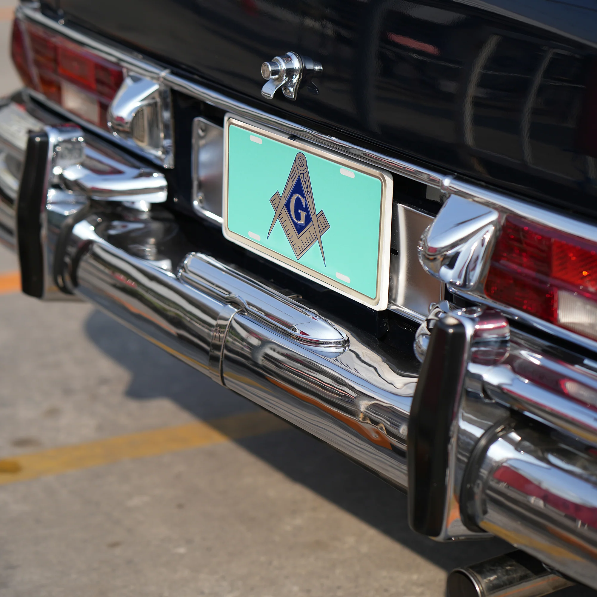 Decorative Metal Front License Plate Tag Masonic Gifts for Men Car Accessories - Image 8