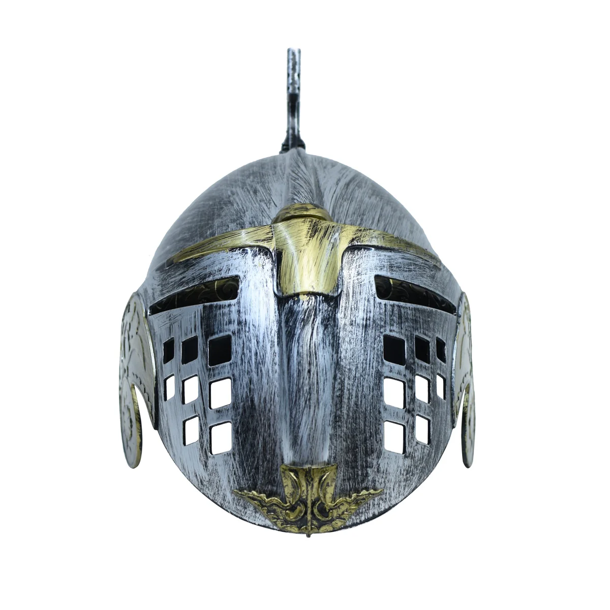 Medieval Knight Crusader Cage Helmet Costume Accessory Armor Warrior Headwear - Image 2