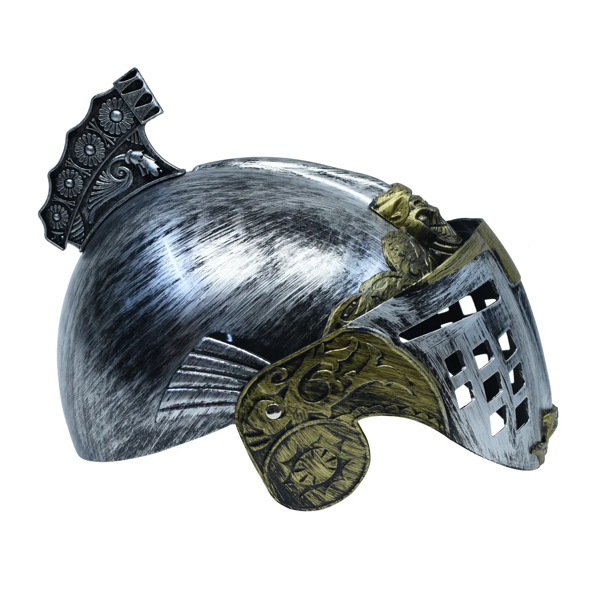 Medieval Knight Crusader Cage Helmet Costume Accessory Armor Warrior Headwear - Image 4
