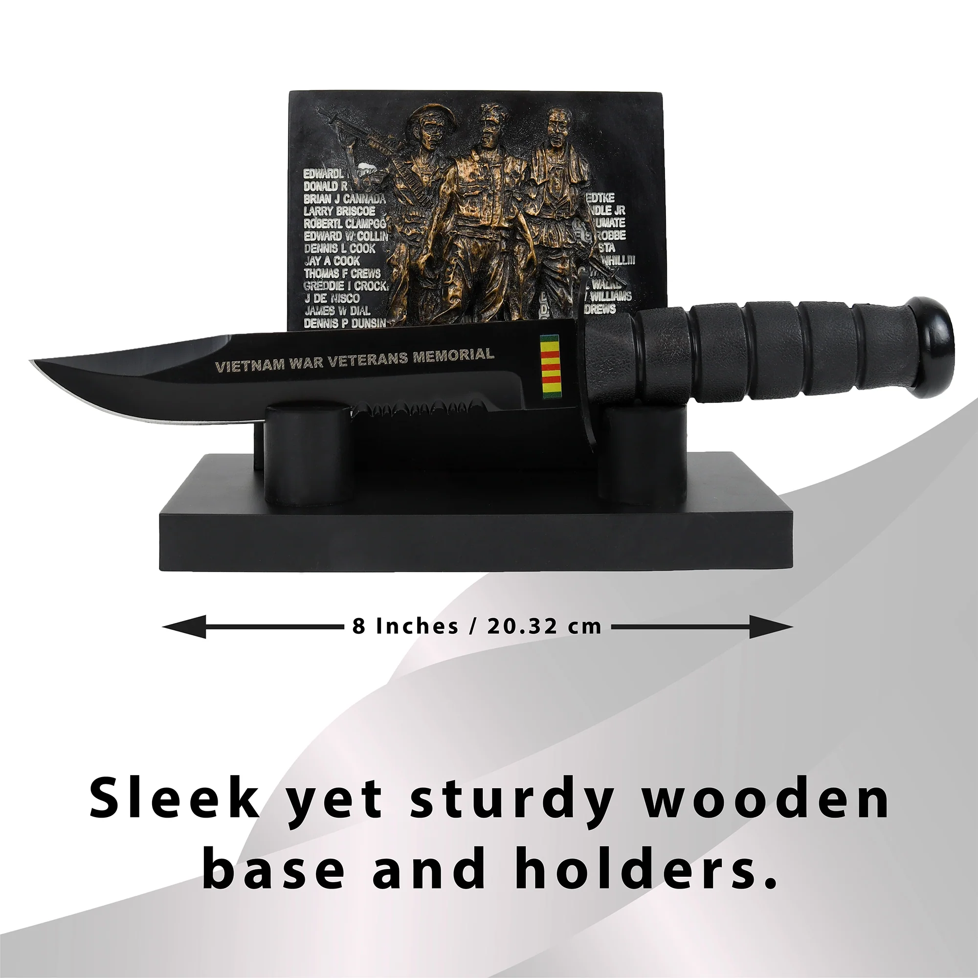 Memorial Dagger Knife Vietnam War Veterans Plaque Military Gifts Men Dad Grandpa - Image 4