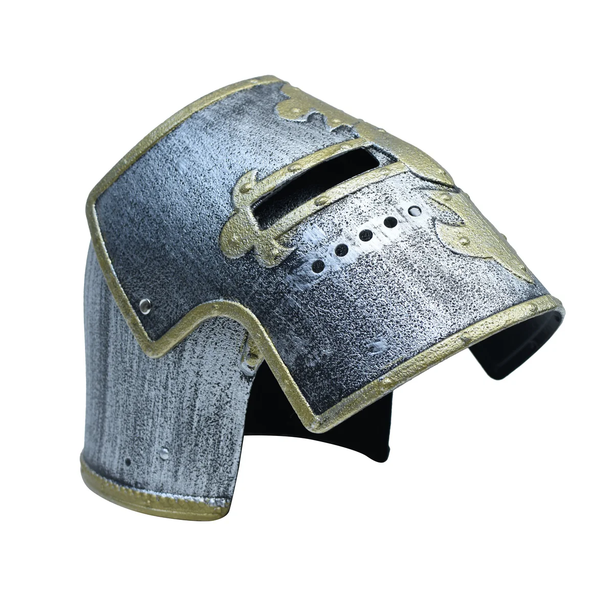 Men Medieval Knight Crusader Box Helmet Costume Accessory Armor Warrior Headwear - Image 6