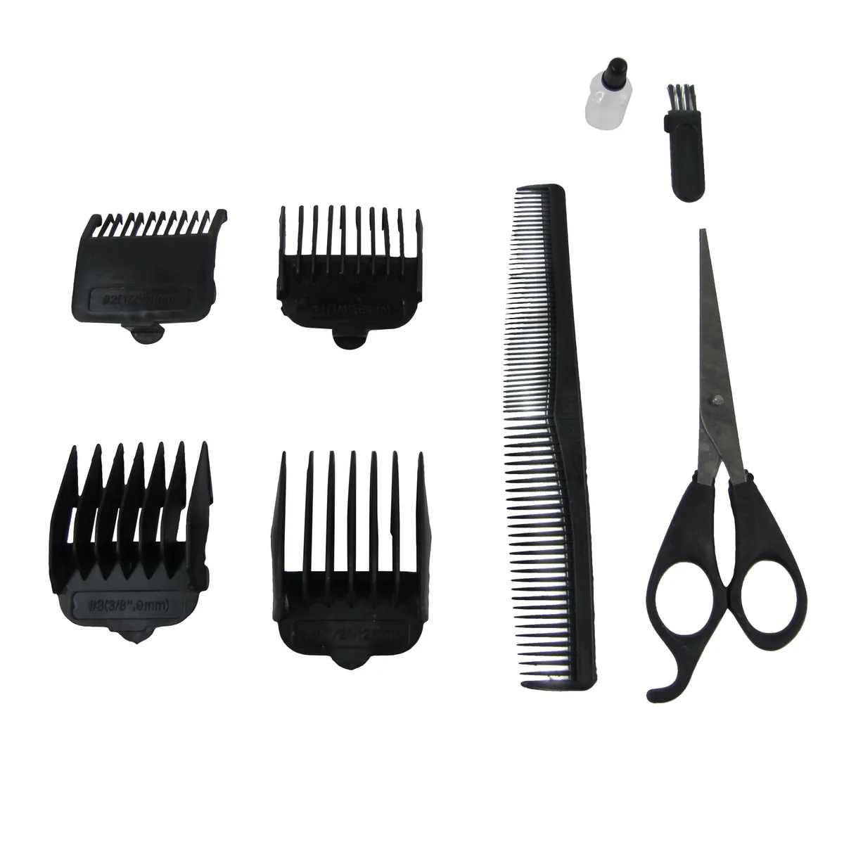 Men Pro Hair Cutting Clipper Kit Haircut Machine Beard Trimmer Barber Salon Set - Image 3