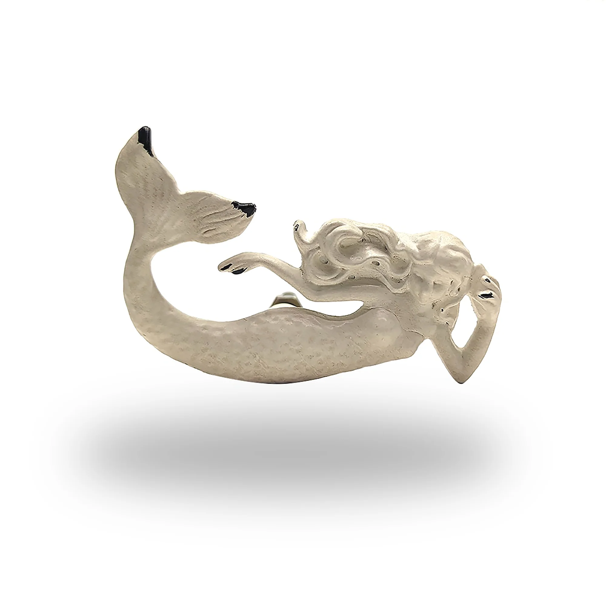 Mermaid Dresser Pull Knob Kitchen Cabinet Hardware Coastal Beach Home Decor