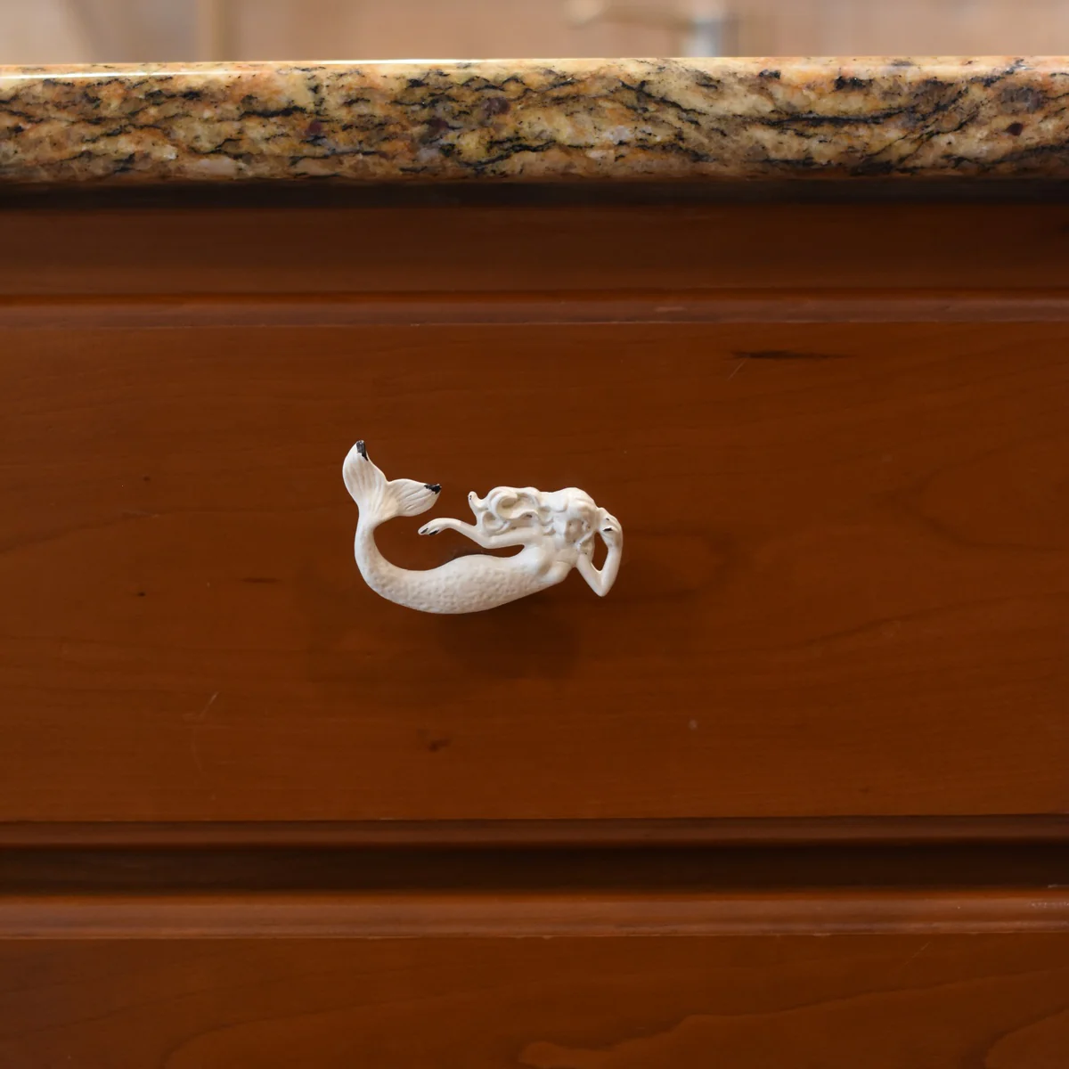 Mermaid Dresser Pull Knob Kitchen Cabinet Hardware Coastal Beach Home Decor - Image 5