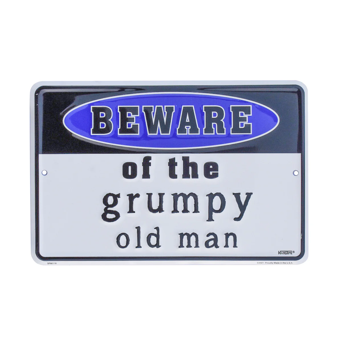 Metal Beware Of Grumpy Old Man Tin Sign Cave Room Garage Home Bar Wall Art Decor