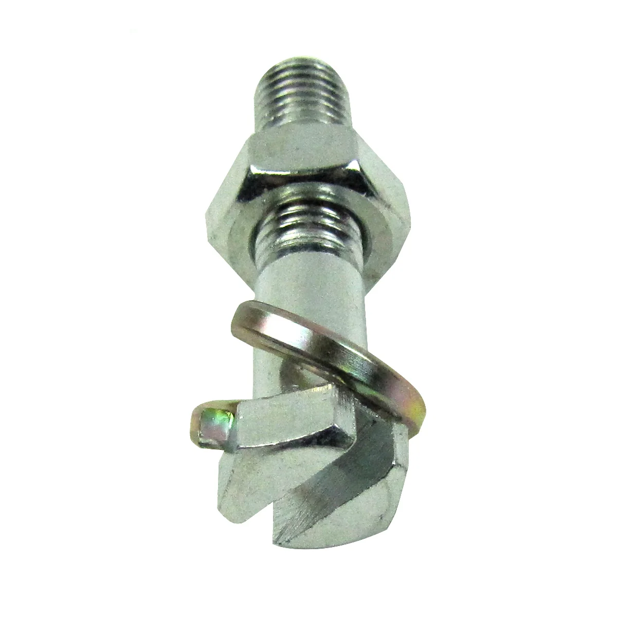 Metal Bolt Nut Washer Puzzle IQ Illusion Game Brain Teaser Magic Trick Joke Toy - Image 2
