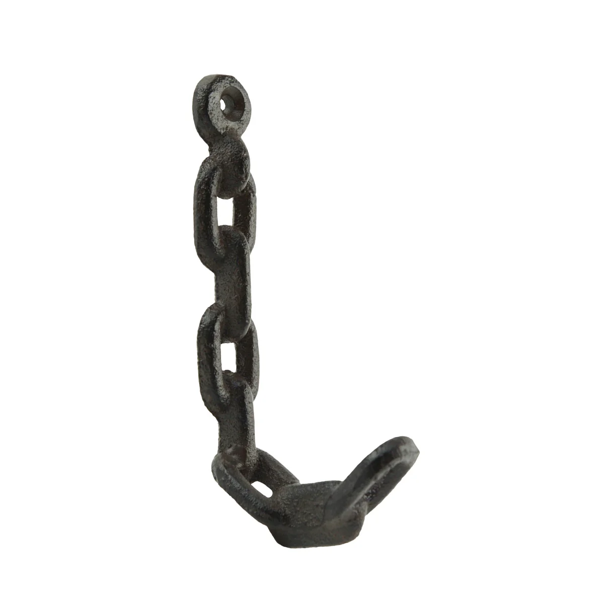 Metal Chain Link Keyring Hook Gear Hanger Hat Coat Holder Wall Rack Garage Decor