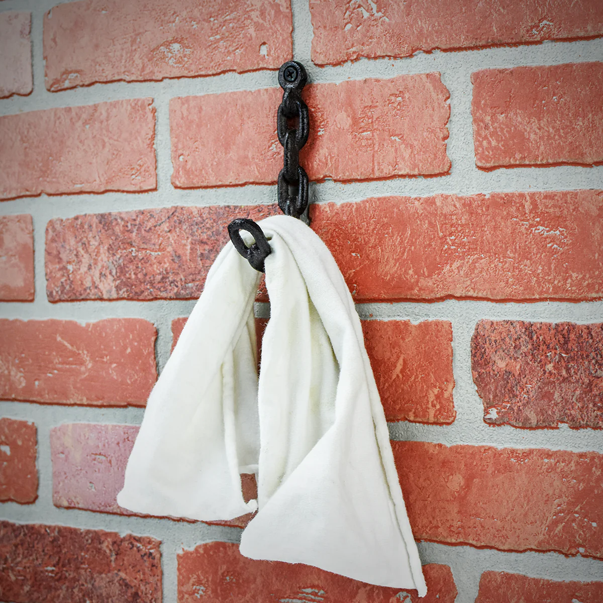 Metal Chain Link Keyring Hook Gear Hanger Hat Coat Holder Wall Rack Garage Decor - Image 2