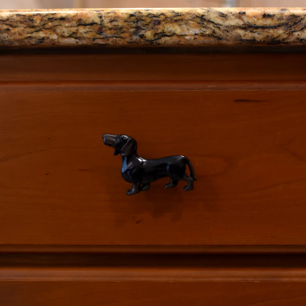 Metal Dachshund Dresser Pull Knob Drawer Cabinet Hardware Weiner Dog Home Decor - Image 3