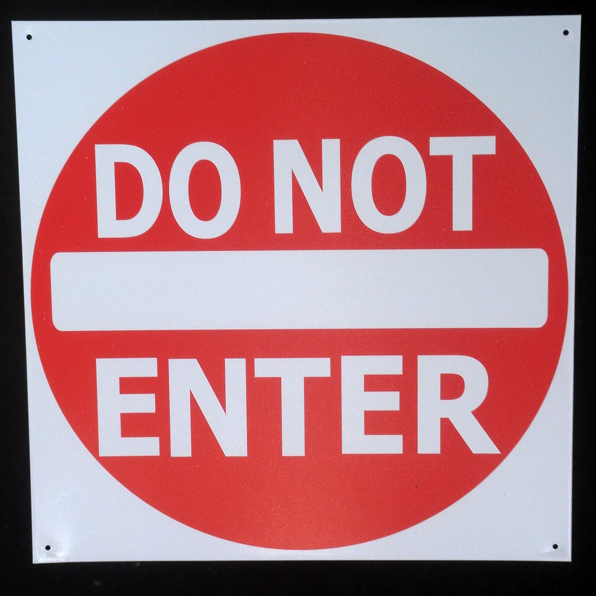 Metal DO NOT ENTER Street/Road/Highway Warning Sign Bar/Pub/Shop Wall/Door Decor