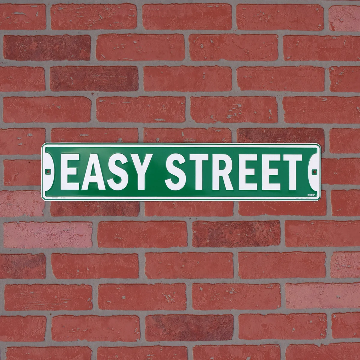 Metal Easy Street Road Tin Sign Bedroom Wall Art Man Cave Bar Garage Home Decor - Image 2
