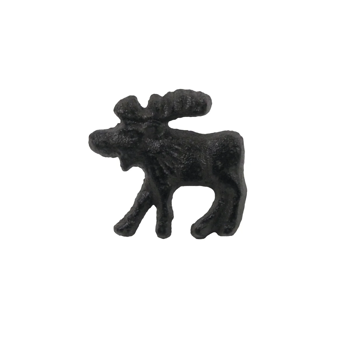 Metal Moose Drawer Bin Pull Screw Knob Cabinet Hardware Rustic Hunt Cabin Decor