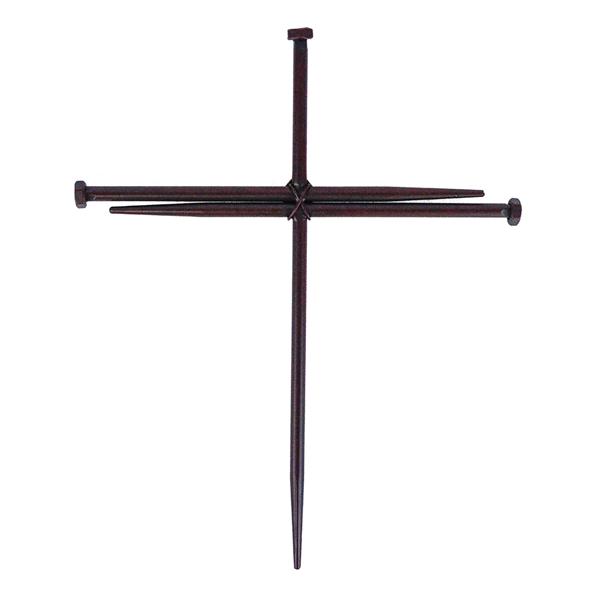 Metal Nail Cross Wall Art for Office, Prayer Room or Baptism Gift Home Decor - Image 6