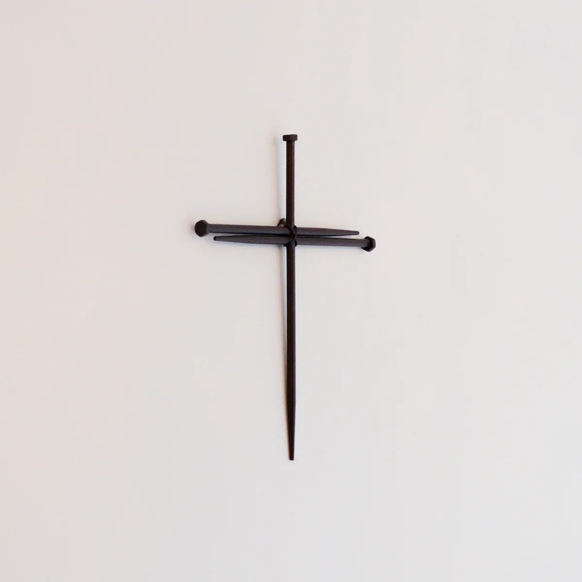 Metal Nail Cross Wall Art for Office, Prayer Room or Baptism Gift Home Decor - Image 7