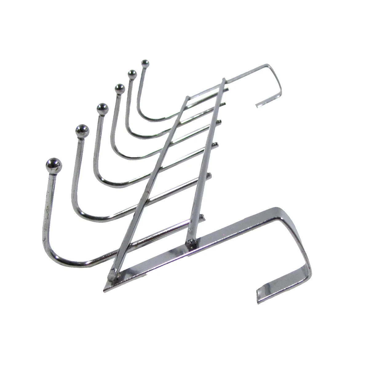 Metal Over Cabinet Door Clothes Hook Coat Rack Dish Hand Towel Hanger Hat Holder - Image 8