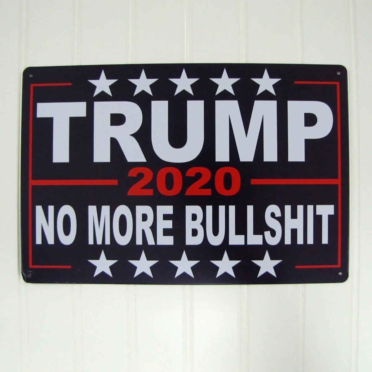 Metal Pro President Donald Trump 2020 Wall Sign No More Bullshit Garage Decor - Image 5
