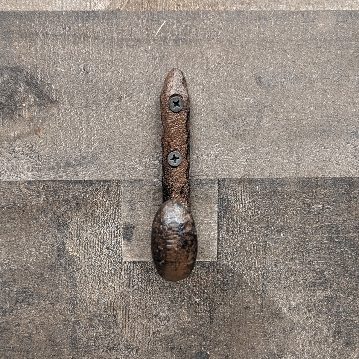 Metal Railroad Spike Wall Mount Hat Coat Hanger Bent Nail Hook Rustic Home Decor - Image 3