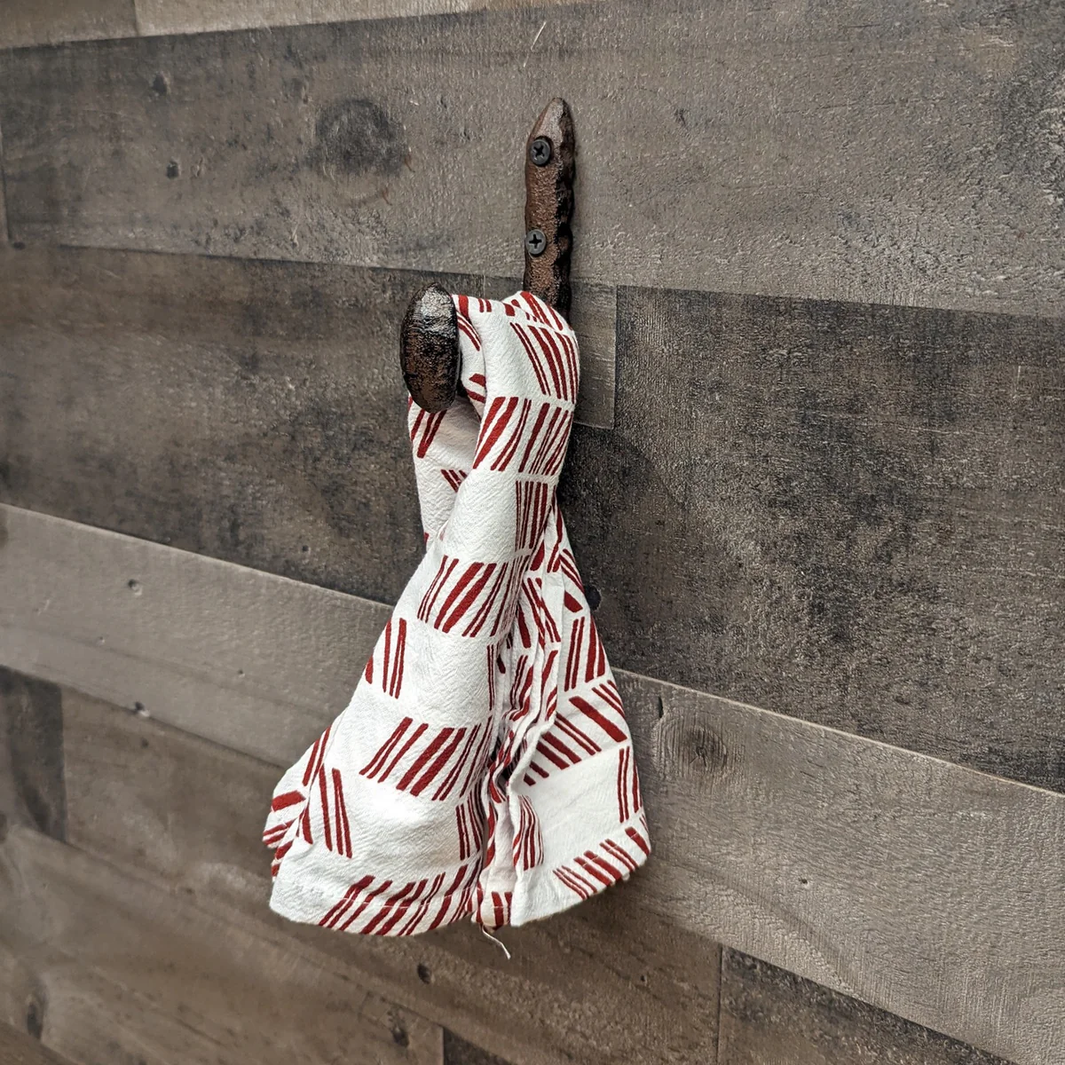 Metal Railroad Spike Wall Mount Hat Coat Hanger Bent Nail Hook Rustic Home Decor - Image 5