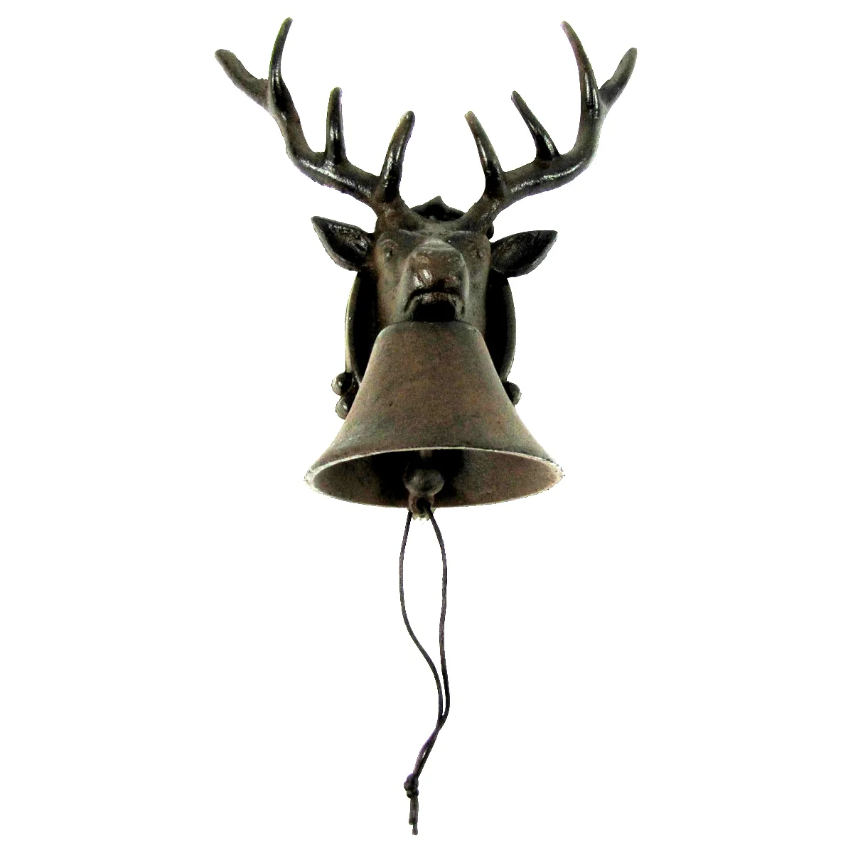 Metal Wall Mount 8 Point Antler Buck Call Bell - Image 3