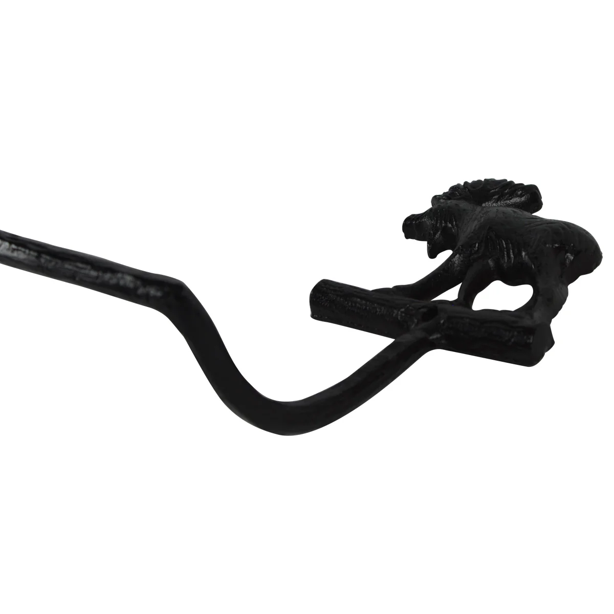 Metal Wall Mount Bull Moose Rustic Bath Decor Towel Bar Holder - Image 3