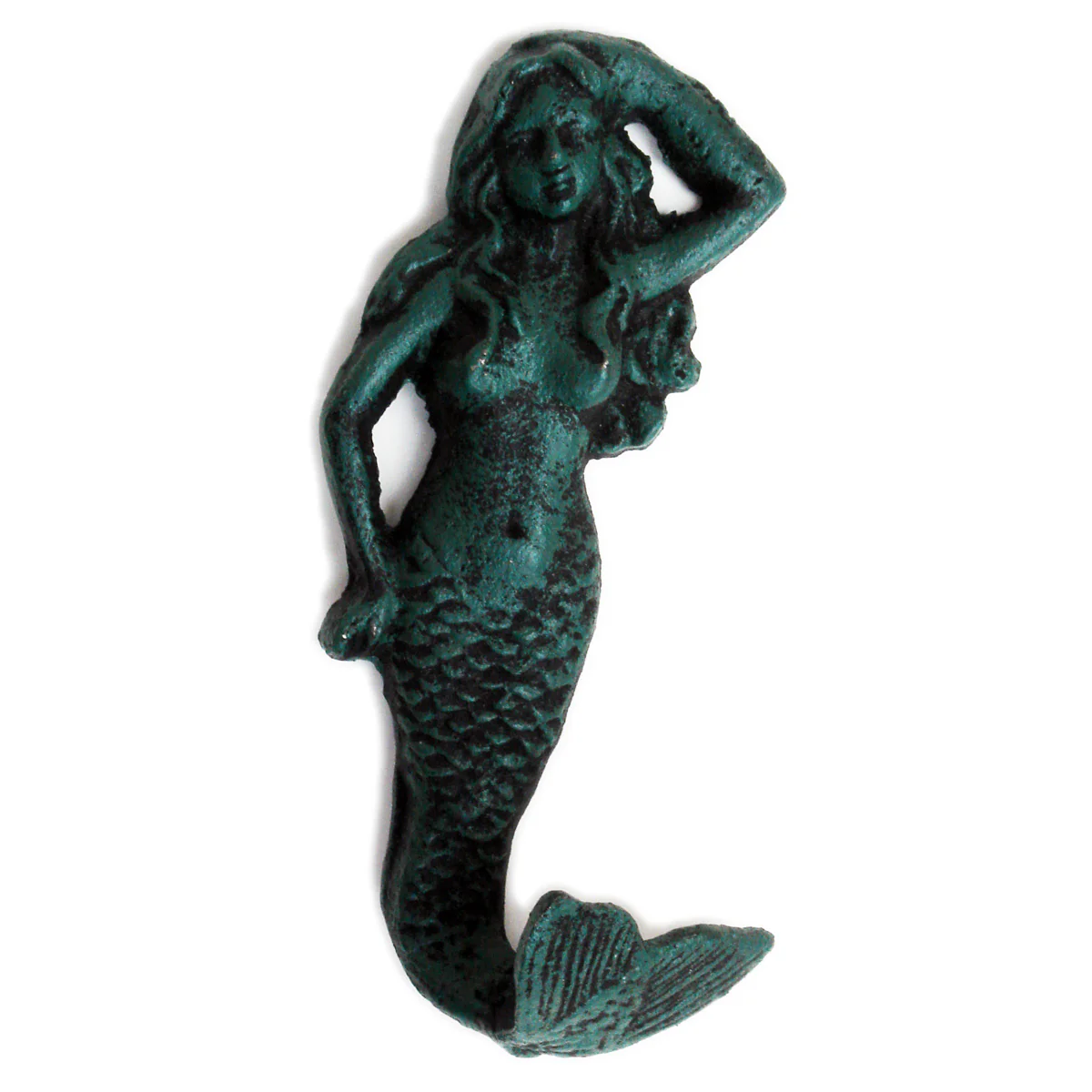 Metal Wall Mount Mermaid Towel Holder Home Decor Hook - Image 2