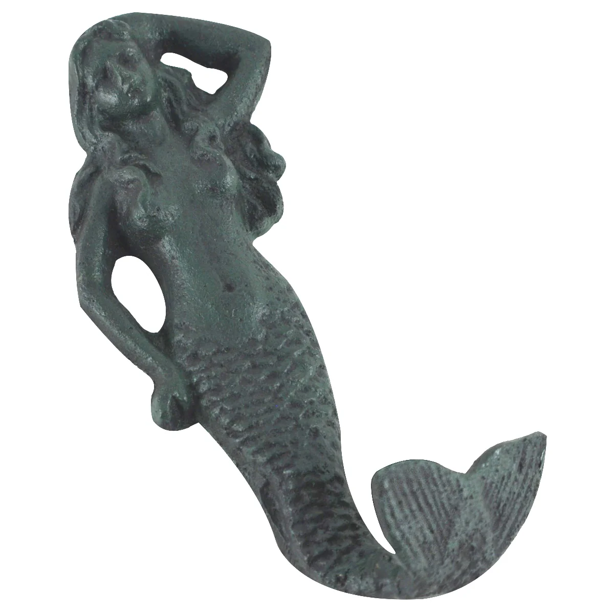 Metal Wall Mount Mermaid Towel Holder Home Decor Hook - Image 3