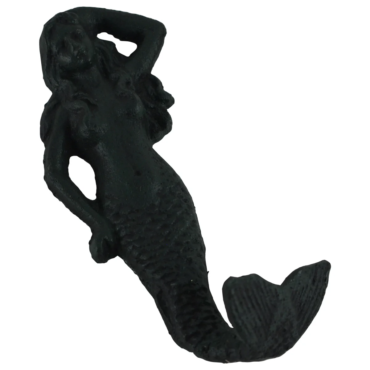 Metal Wall Mount Mermaid Towel Holder Home Decor Hook - Image 4