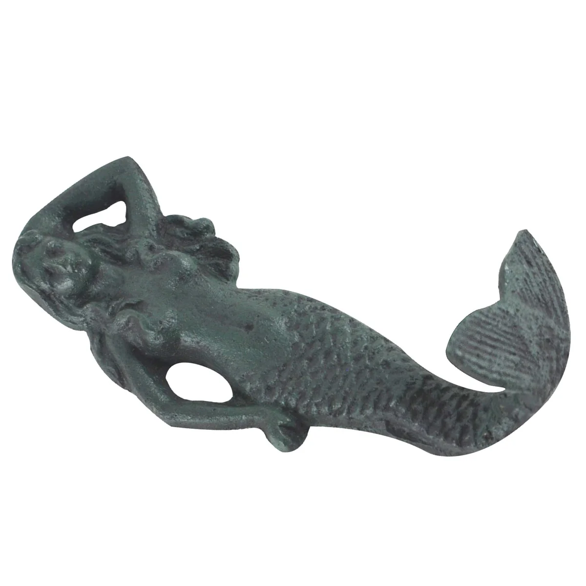 Metal Wall Mount Mermaid Towel Holder Home Decor Hook - Image 5