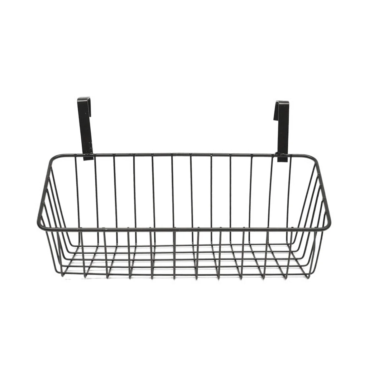 Metal Wire Over Cabinet Storage Basket Bin Bathroom Caddy Kitchen Organization