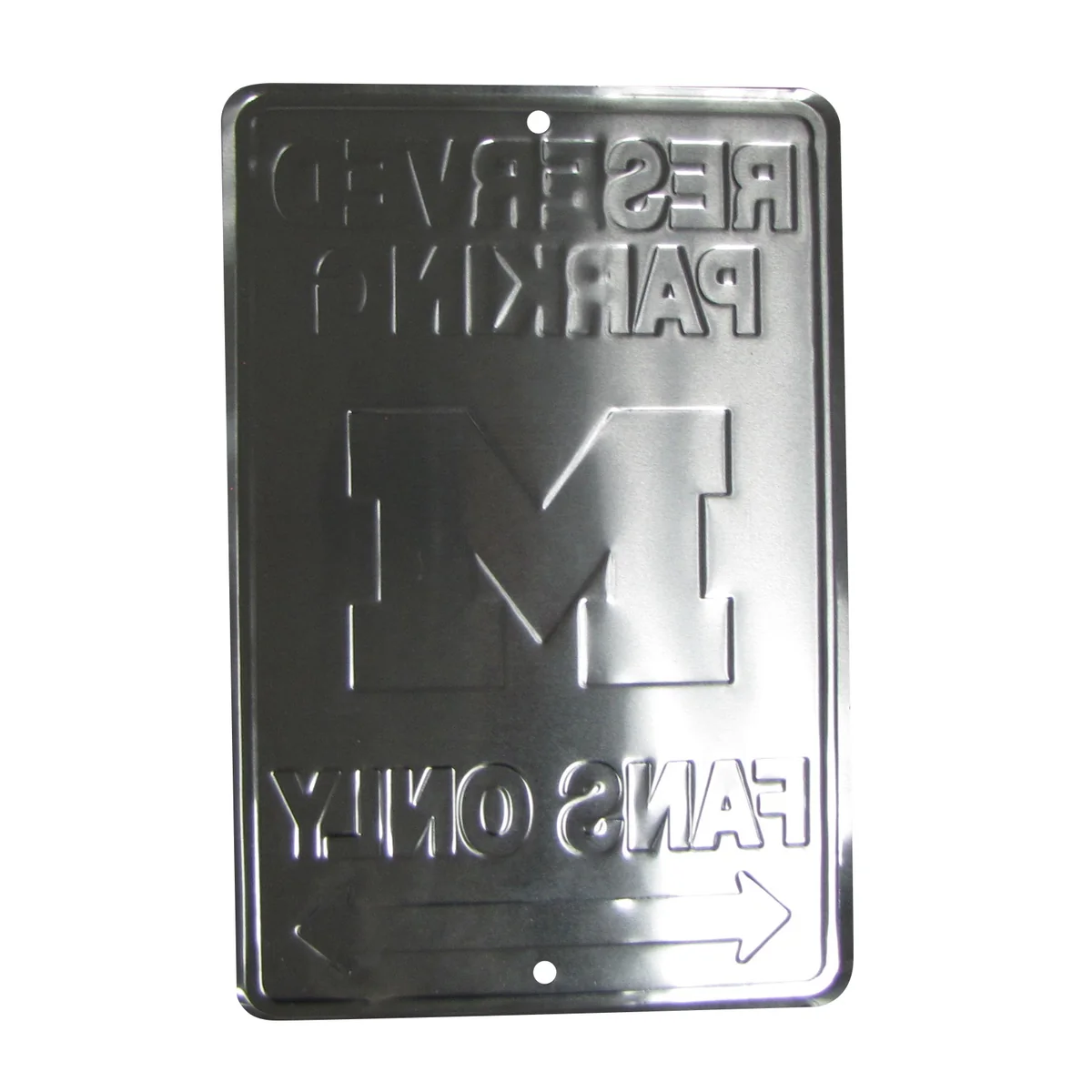 Michigan Wolverines Fan Park Only Metal 8x12 Sign Game Room Man Cave Wall Decor - Image 2
