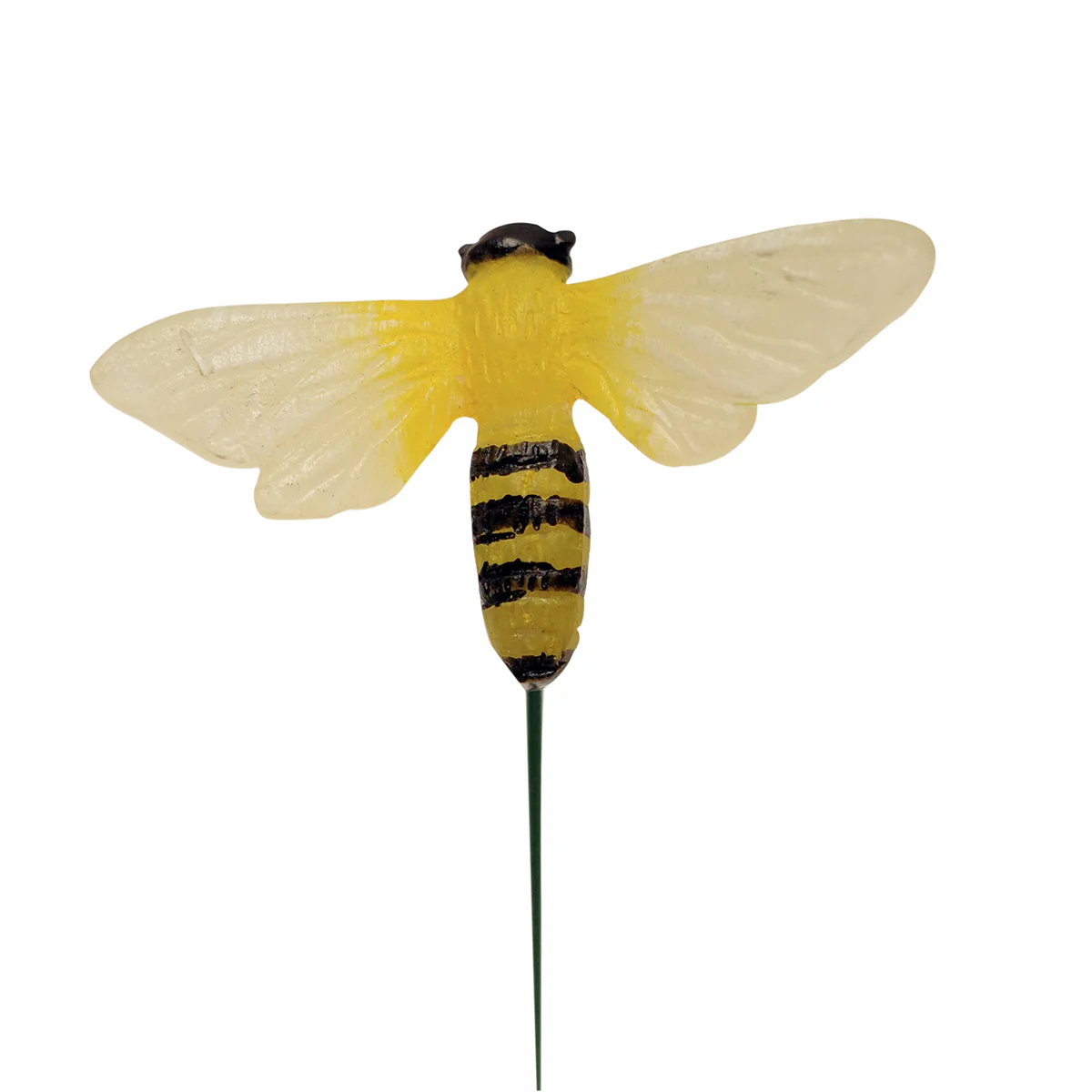 Mini 3pc Glow Dark 3 Bees Solar Fairy Garden Landscape Accessory Dollhouse Decor - Image 2