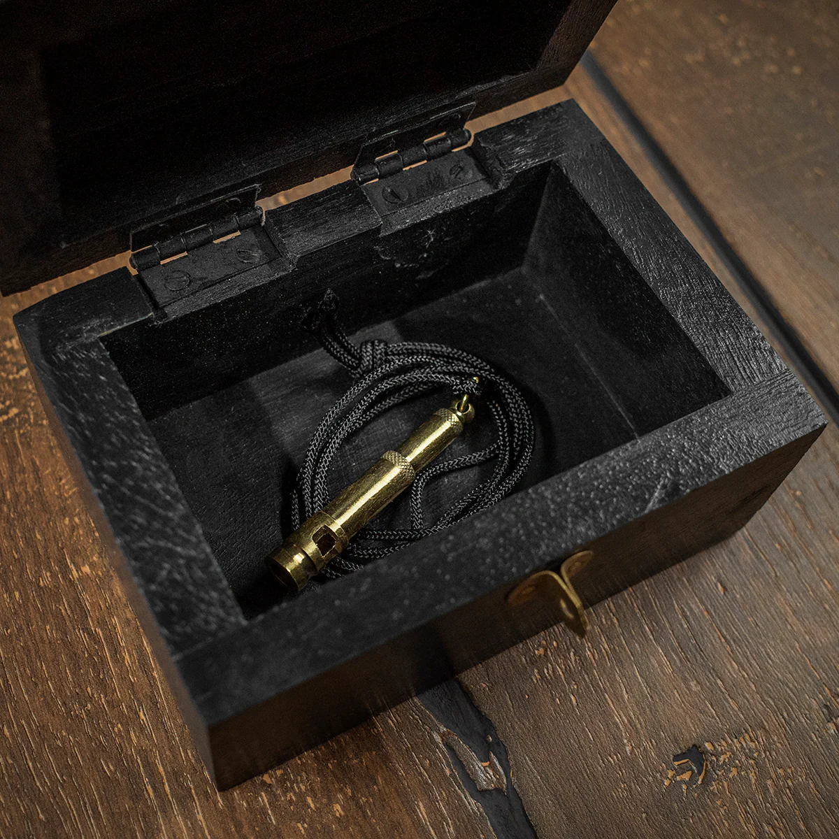 Mini Brass Vintage Replica Pitch Pipe Whistle Necklace Musical Pendant Jewelry - Image 4