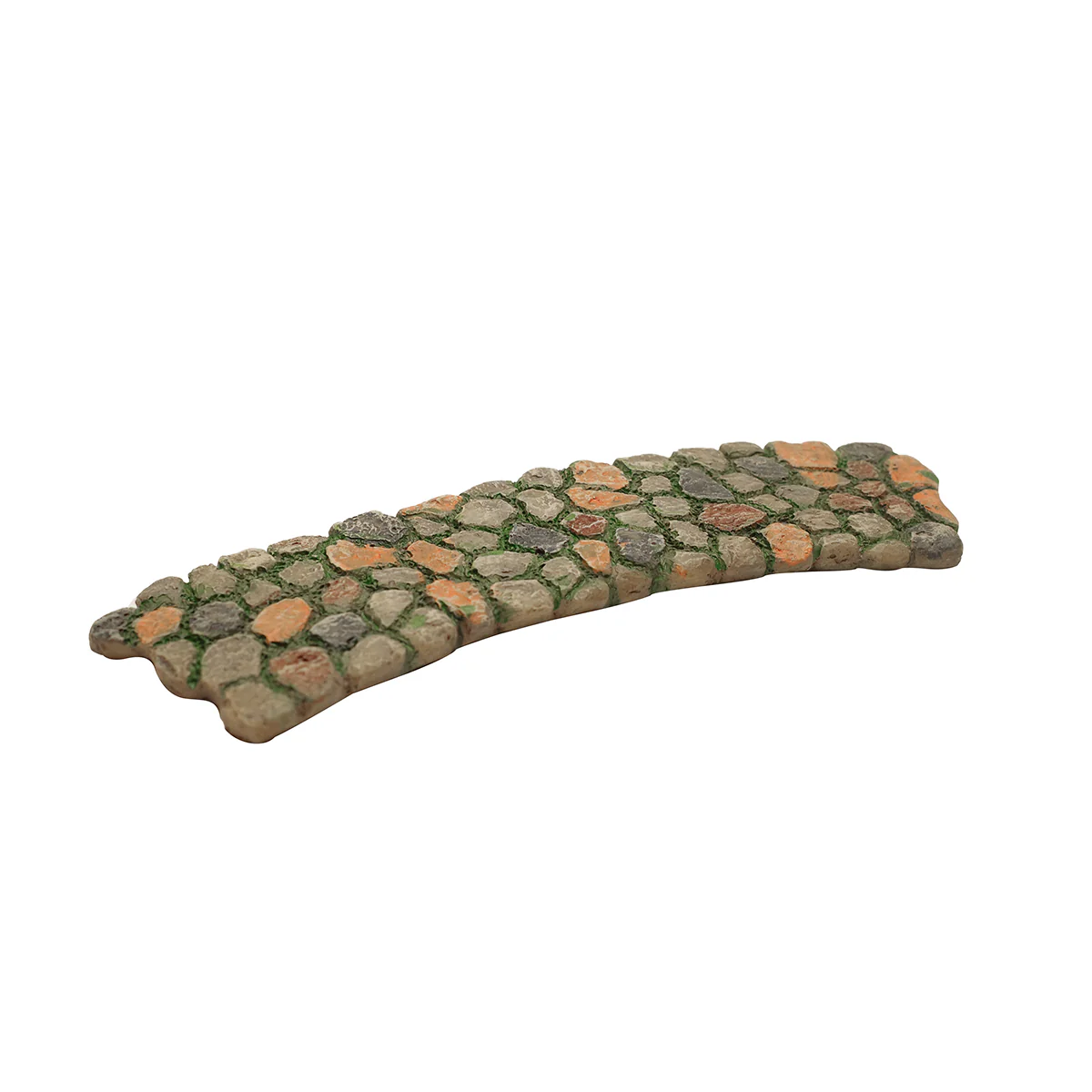 Mini Cobblestone Curve Walkway Fairy Garden Stone Path Dollhouse Decor Accessory