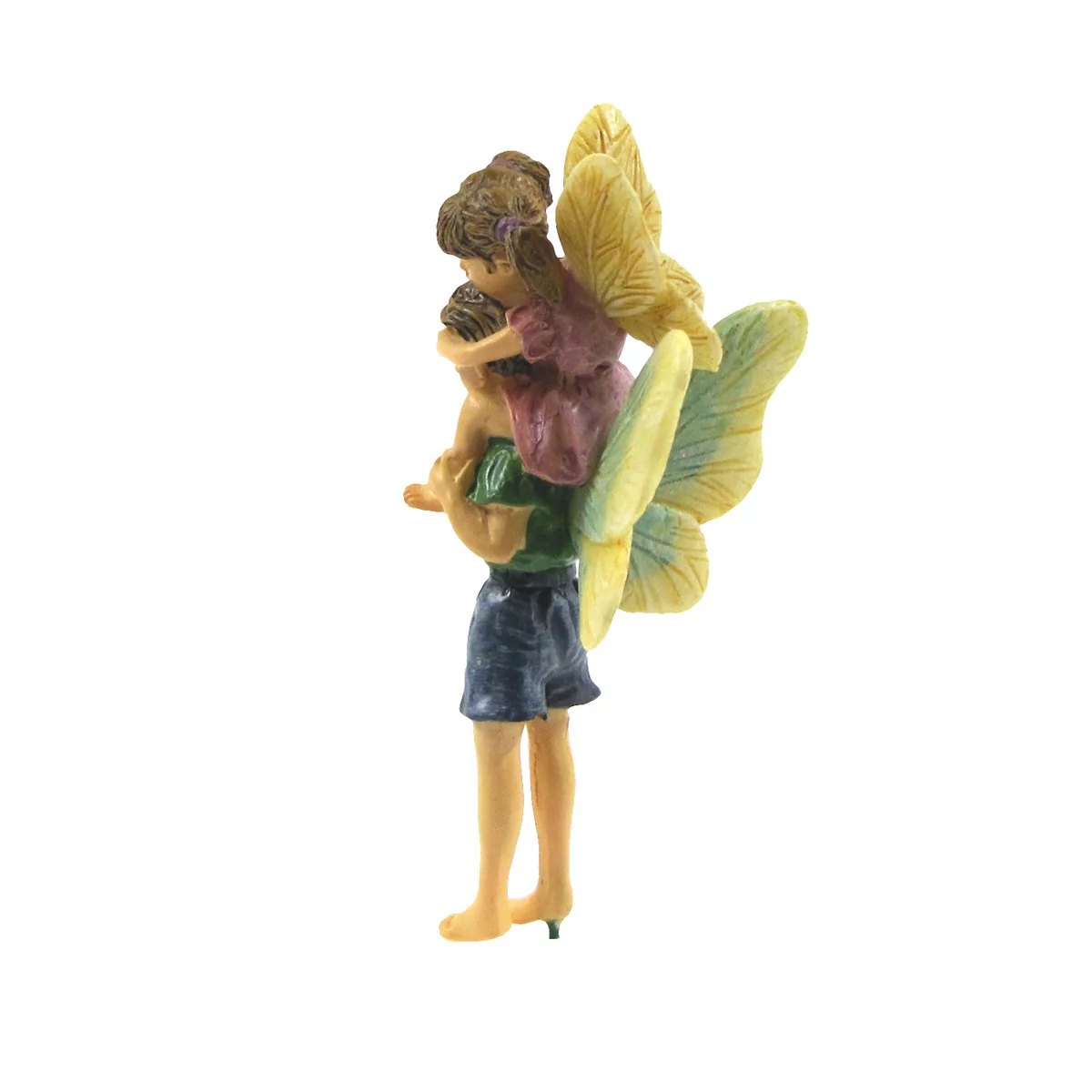 Mini Fairy Girl Boy Kid Piggyback Ride Figurine Garden Accessory Outdoor Decor - Image 4