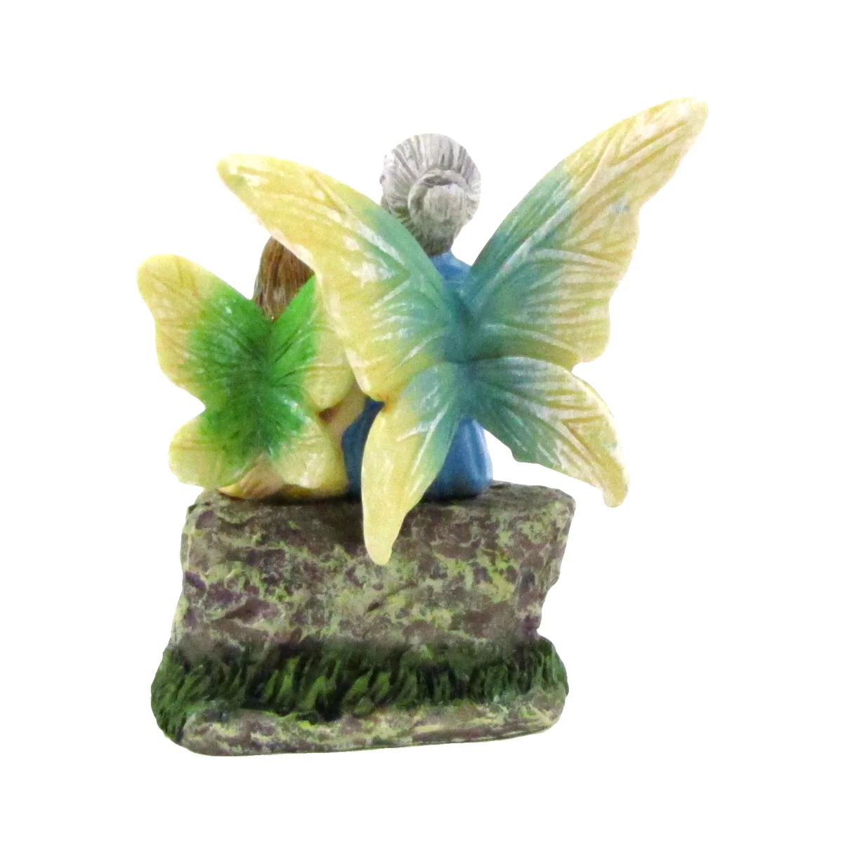 Mini Fairy Girl Grandma Reading Figurine Garden Accessory Outdoor Decor Ornament - Image 3
