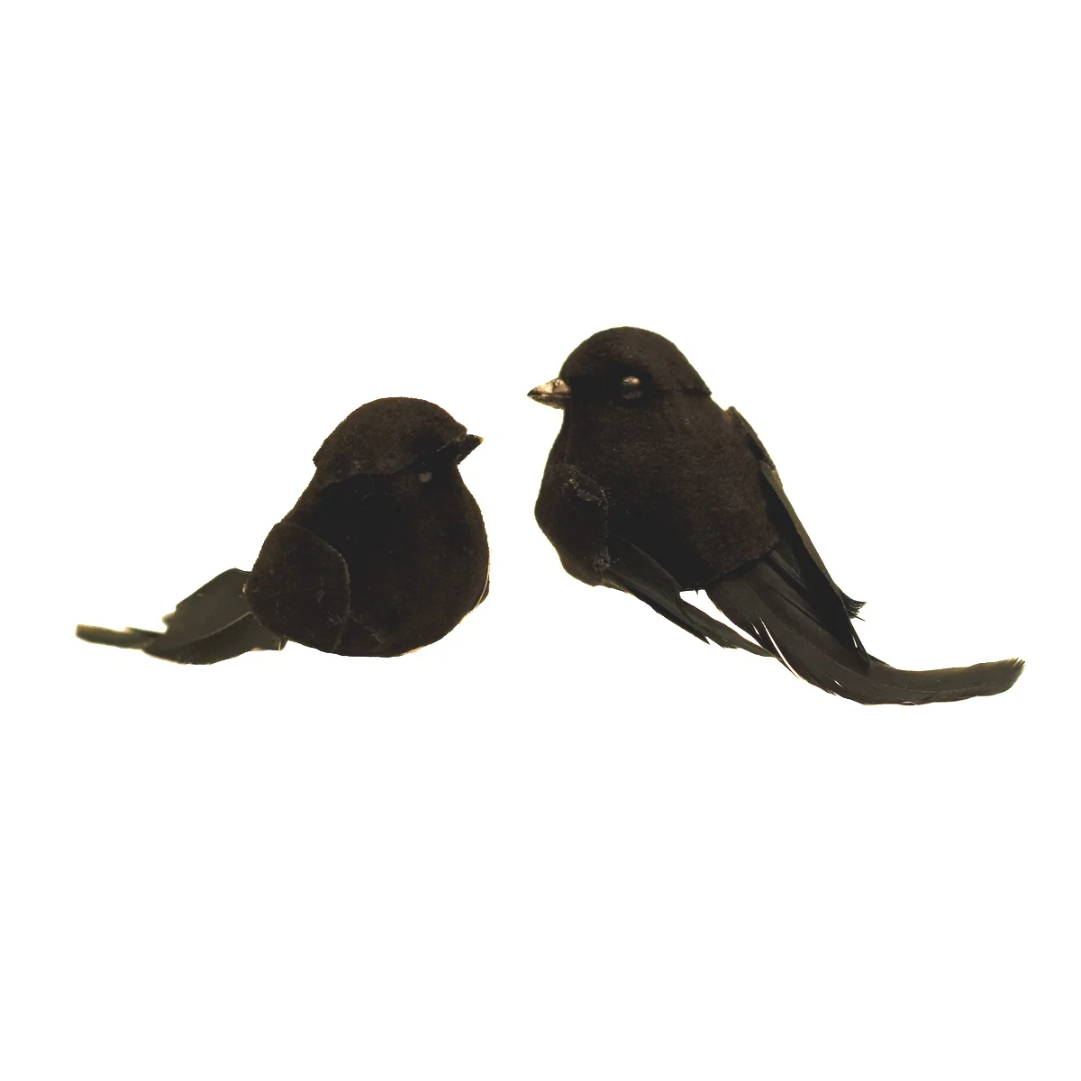 Mini Gothic Black Crows Fairy Garden Miniature Raven Bird House Halloween Decor - Image 4