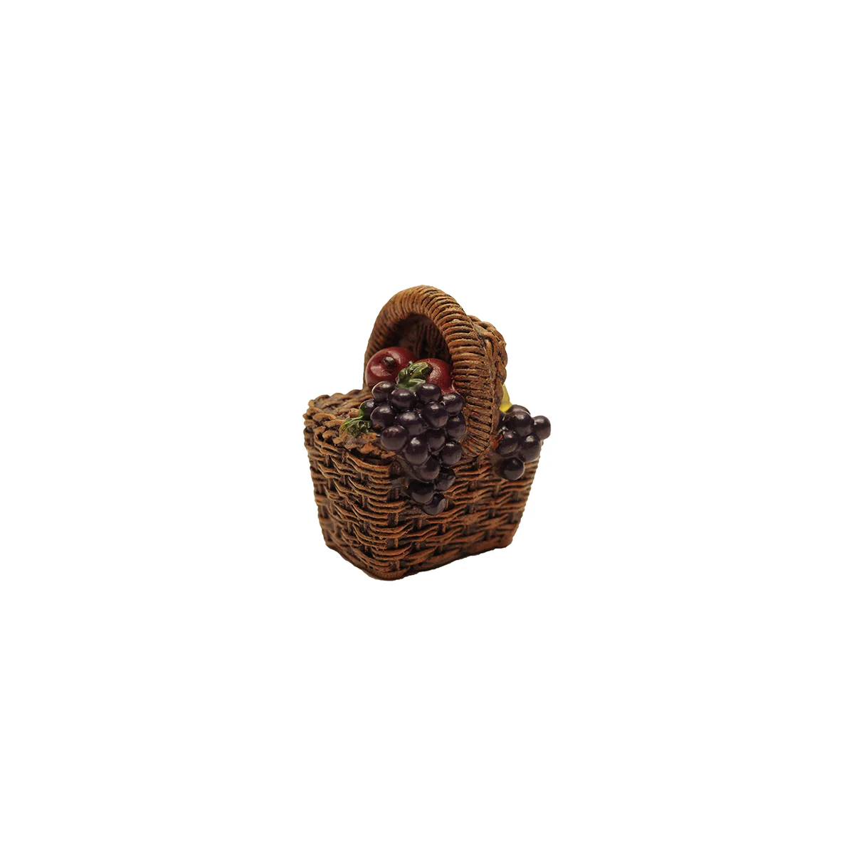 Mini Picnic Basket Outdoor Fairy Garden Ornament Miniature Dollhouse Accessory - Image 2