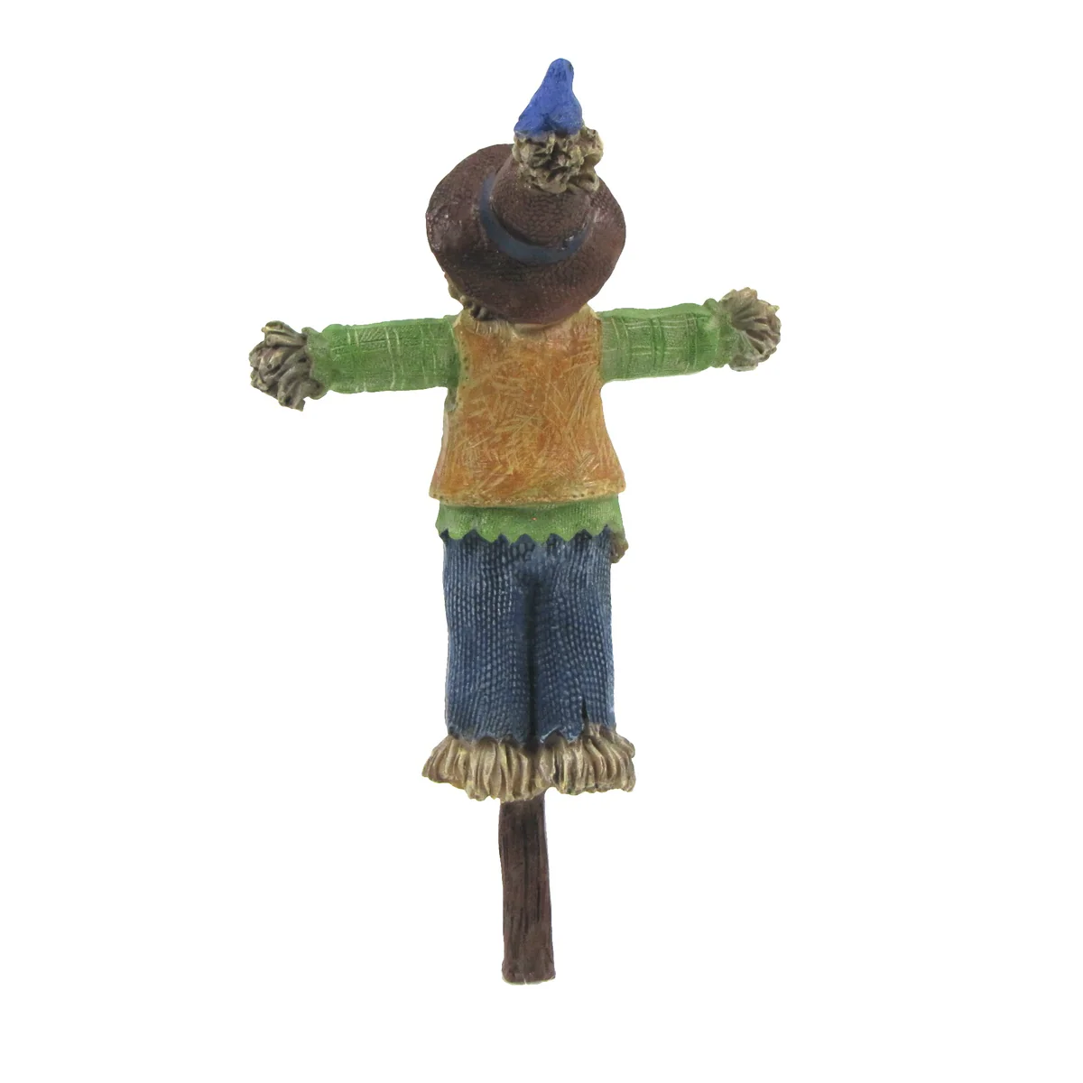 Mini Scarecrow Fairy Garden Figurine Accessory Dollhouse Decor Outdoor Ornament - Image 3