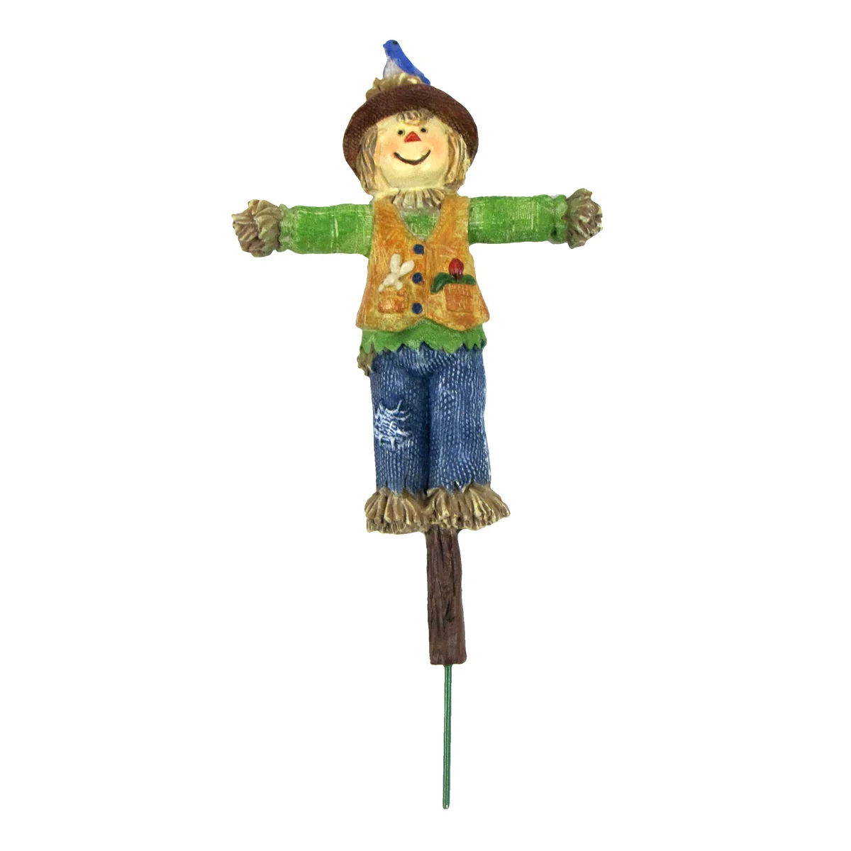 Mini Scarecrow Fairy Garden Figurine Accessory Dollhouse Decor Outdoor Ornament - Image 4