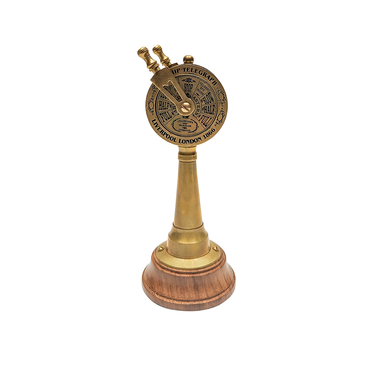 Mini Ship Engine Telegraph Antique Style Table Top Maritime Nautical Home Decor