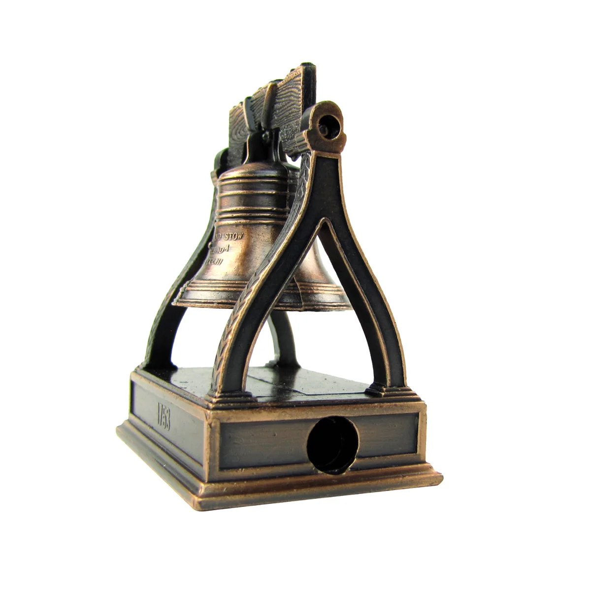 Miniature Die Cast Liberty Bell Replica Pencil Sharpener - Image 3
