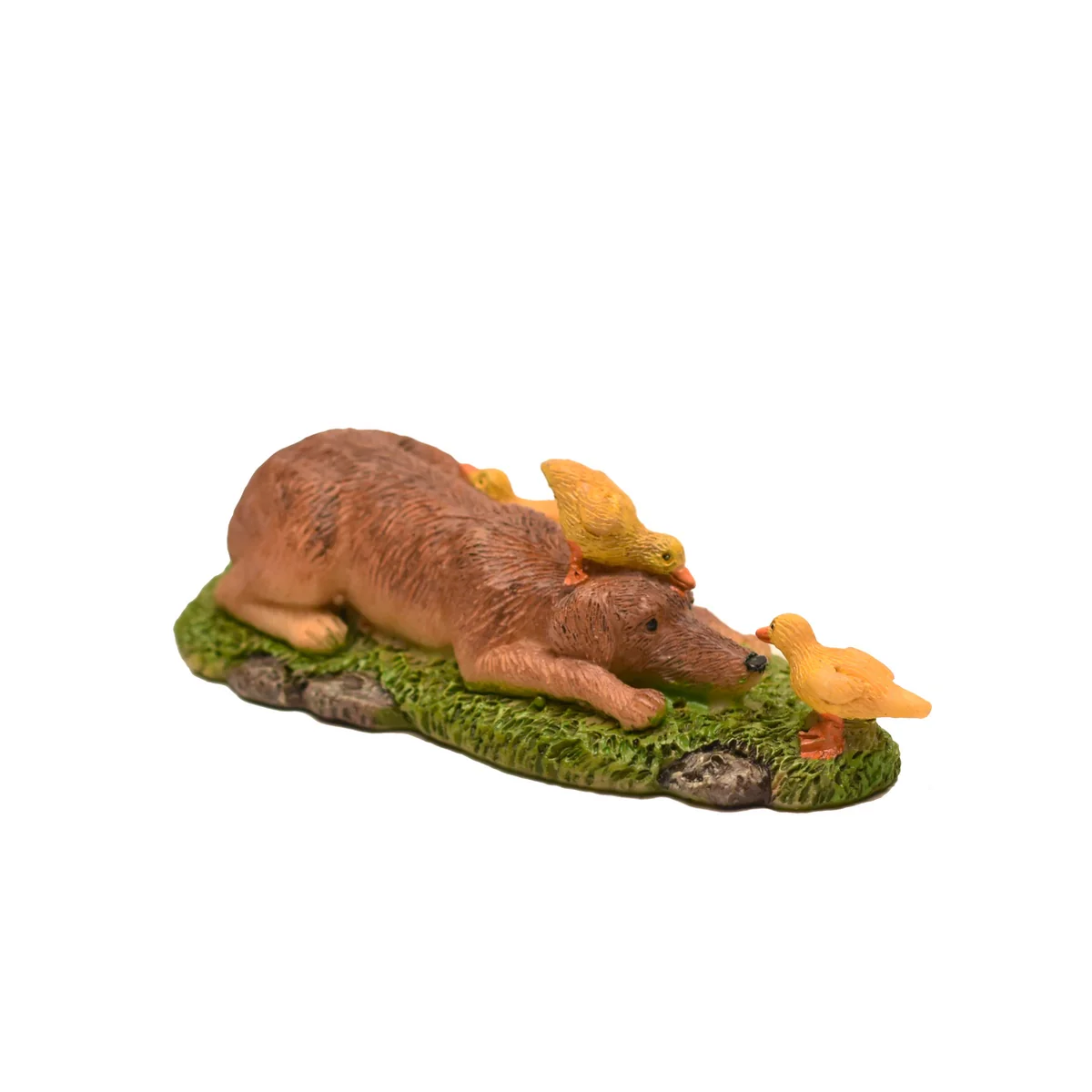 Miniature Dog Ducks Fairy Garden Accessories Pet Statue Golden Retriever Decor