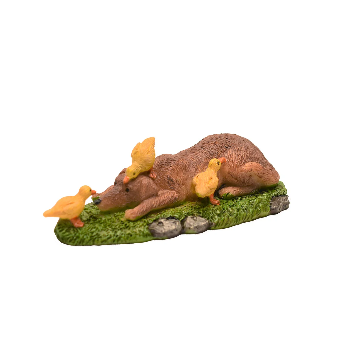 Miniature Dog Ducks Fairy Garden Accessories Pet Statue Golden Retriever Decor - Image 2