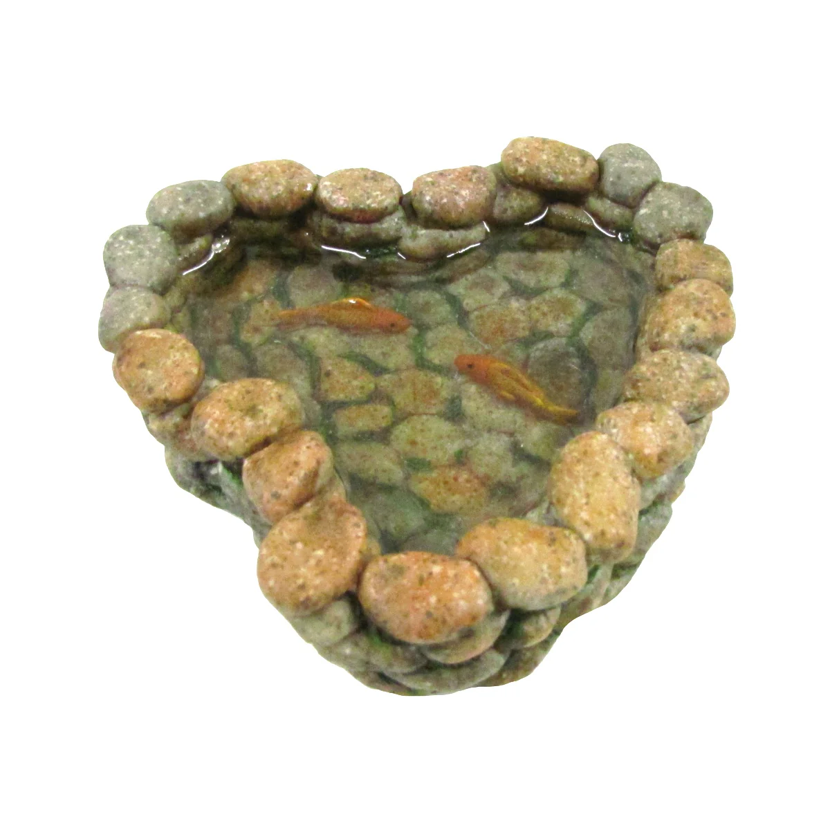 Miniature Fairy Garden Stone Koi Fish Pond Landscape Decor Dollhouse Accessory - Image 3