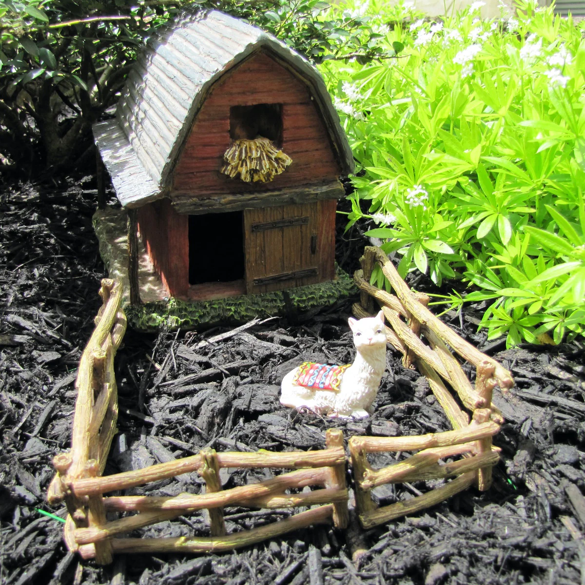 Miniature Llama Fairy Garden Figurine Accessory Alpaca Dollhouse Decor Ornament - Image 4