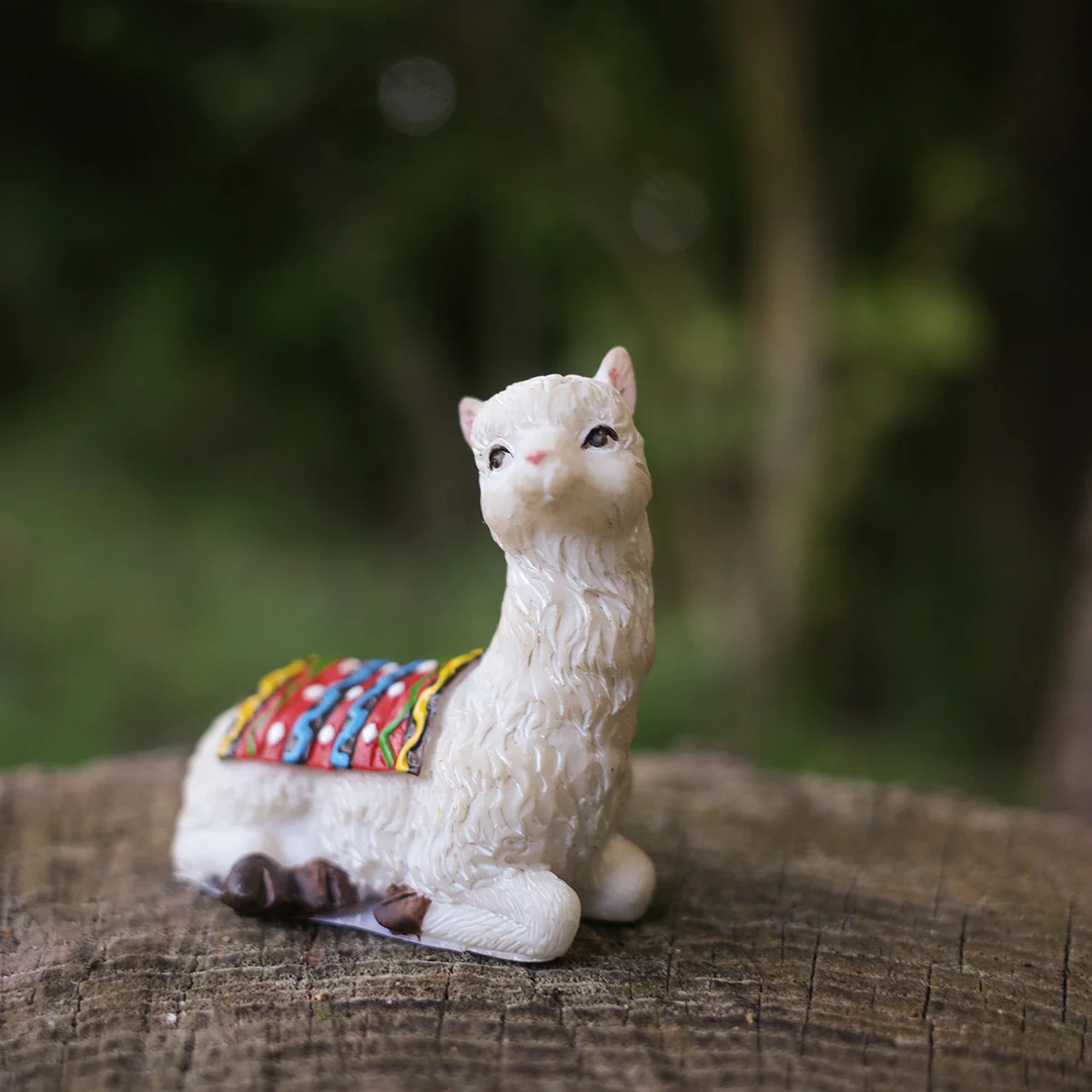 Miniature Llama Fairy Garden Figurine Accessory Alpaca Dollhouse Decor Ornament - Image 5